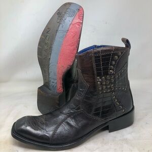 Mark Nason Brown Studded Boots Italy 67574